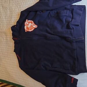 Mitchell and Ness Chicago Bears Zip Hoodie